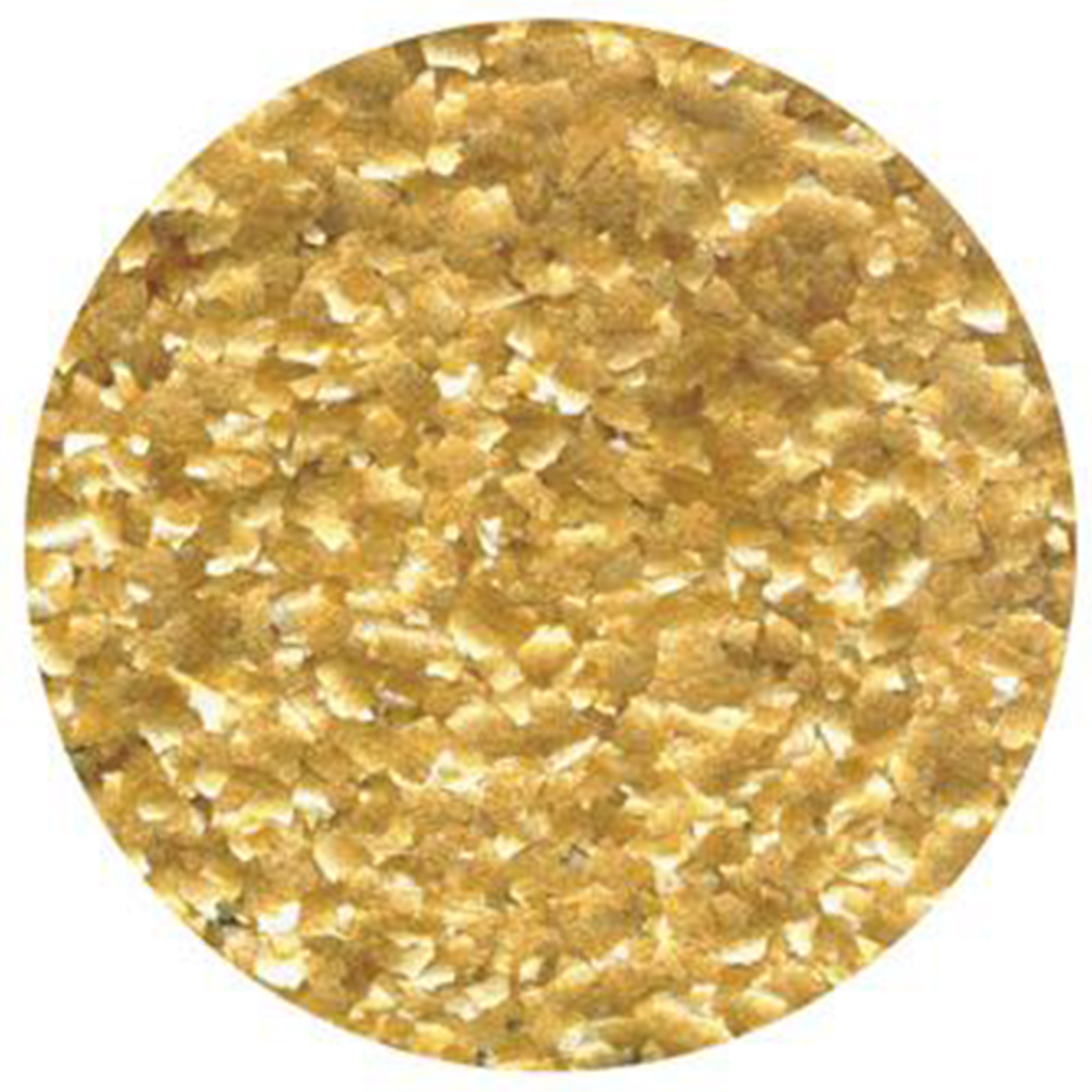Metallic Gold Edible Glitter Flakes < Downtown Dough